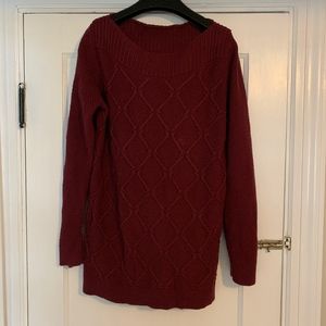 LOFT - Sweater - Burgundy